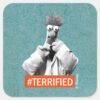 Beaker___#Terrified_Square_Sticker_1 Beaker Terrified Square Sticker