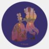 Beauty_&_The_Beast___Silouette_Dancing_Classic_Round_Sticker_1 Beauty The Beast Silouette Dancing Classic Round Sticker