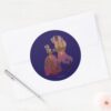 Beauty_&_The_Beast___Silouette_Dancing_Classic_Round_Sticker_3 Beauty The Beast Silouette Dancing Classic Round Sticker
