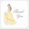 Beauty_and_the_Beast___Baby_Shower_Thank_You_Square_Sticker_1 Beauty And The Beast Baby Shower Thank You Square Sticker