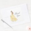 Beauty_and_the_Beast___Baby_Shower_Thank_You_Square_Sticker_3 Beauty And The Beast Baby Shower Thank You Square Sticker