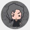 Bellatrix_Cartoon_Character_Art_Classic_Round_Sticker_1 Bellatrix Cartoon Character Art Classic Round Sticker