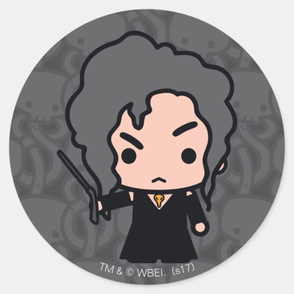 Bellatrix_Cartoon_Character_Art_Classic_Round_Sticker_1 Bellatrix Cartoon Character Art Classic Round Sticker