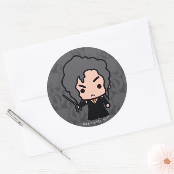 Bellatrix_Cartoon_Character_Art_Classic_Round_Sticker_3 Bellatrix Cartoon Character Art Classic Round Sticker