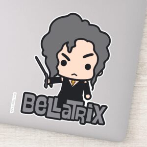Bellatrix Cartoon Character Art Sticker