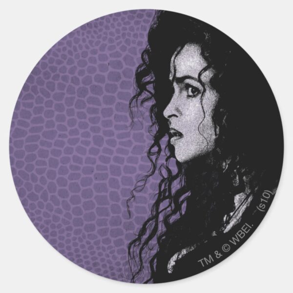 Bellatrix_Lestrange_5_Classic_Round_Sticker_1 Bellatrix Lestrange 5 Classic Round Sticker