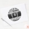 Bellatrix Lestrange Wanted Poster Classic Round Sticker