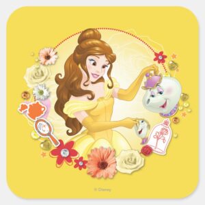 Belle Compassionate Square Sticker