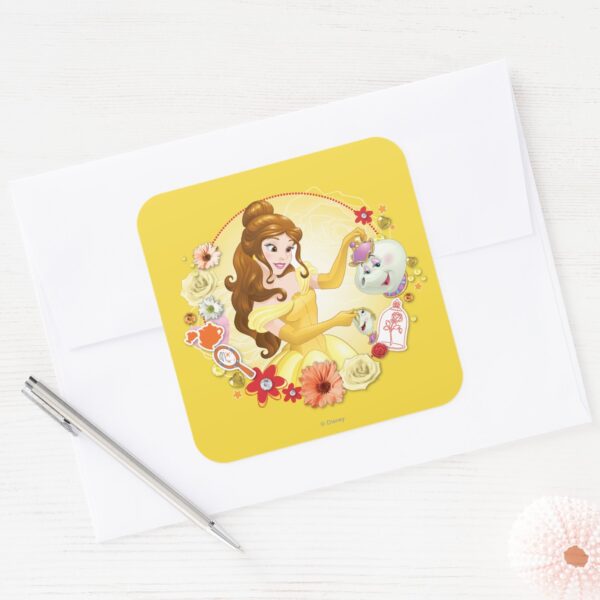 Belle_-_Compassionate_Square_Sticker_3 Belle Compassionate Square Sticker