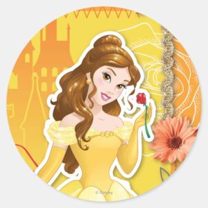 Belle Inspirational Classic Round Sticker