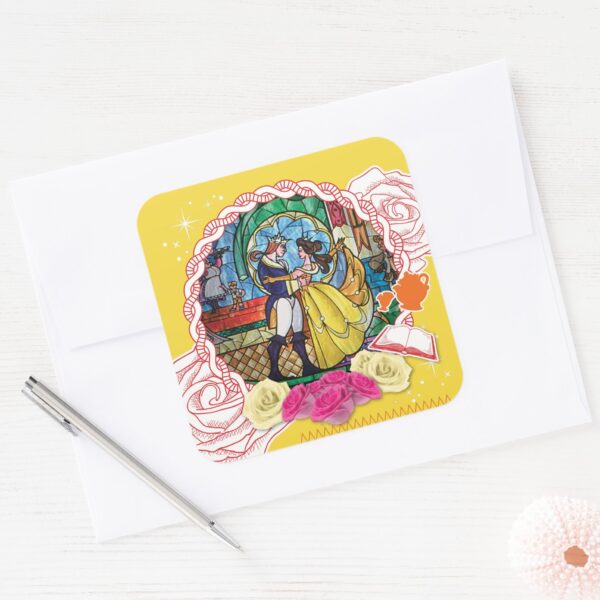 Belle_-_True_of_Heart_Square_Sticker_3 Belle True Of Heart Square Sticker