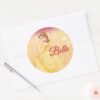 Belle_Princess_Classic_Round_Sticker_3 Belle Princess Classic Round Sticker
