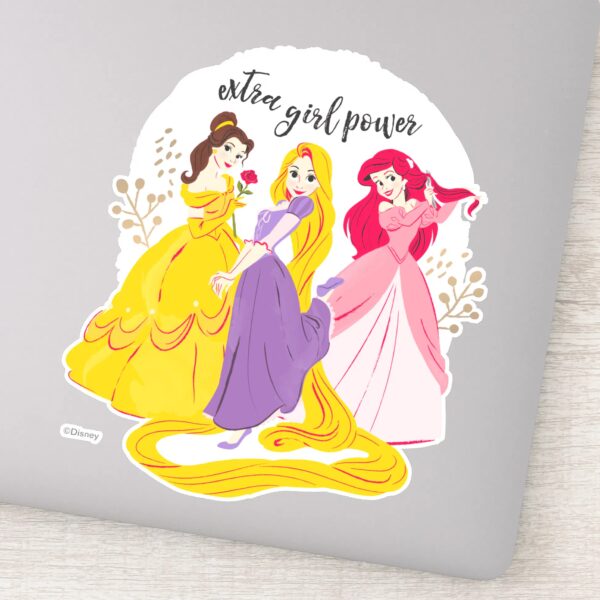 Belle,_Rapnuzel,_Ariel__Extra_Girl_Power__Sticker_1 Belle Rapnuzel Ariel Extra Girl Power Sticker