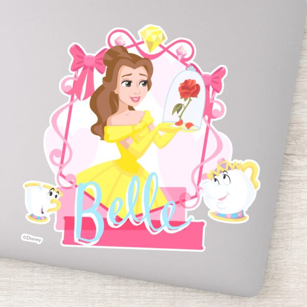 Belle_With_Enchanted_Rose,_Chip,_&_Mrs._Potts_Sticker_1 Belle With Enchanted Rose Chip Mrs. Potts Sticker