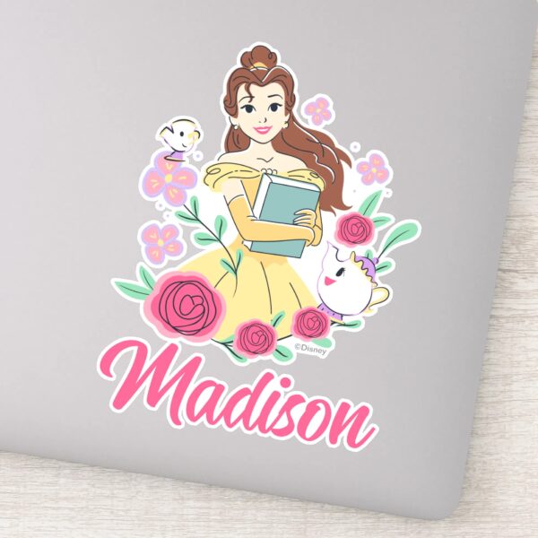 Belle_&_Friends_Bookish_Blooms_Sticker_1 Belle Friends Bookish Blooms Sticker