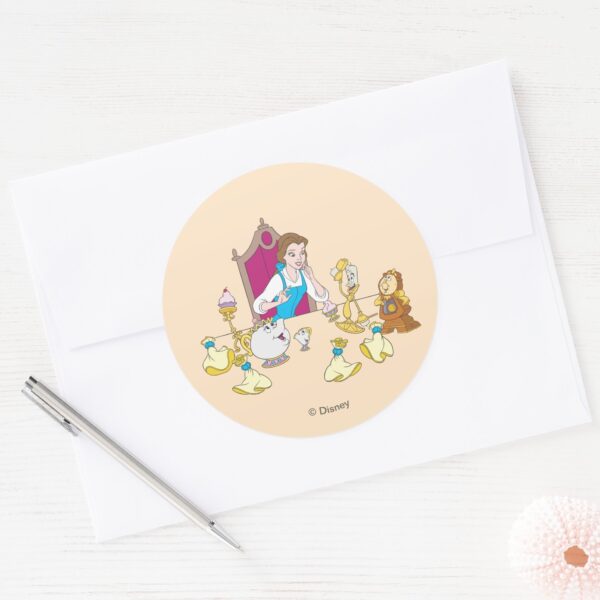 Belle_&_Friends_Classic_Round_Sticker_3 Belle Friends Classic Round Sticker
