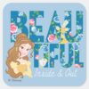 Belle___Beautfiul_Inside_&_Out_Square_Sticker_1 Belle Beautfiul Inside Out Square Sticker