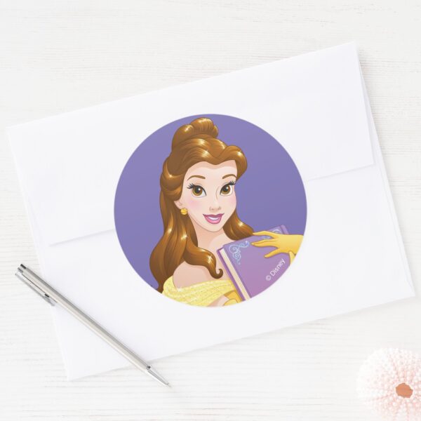 Belle___Express_Yourself_Classic_Round_Sticker_3 Belle Express Yourself Classic Round Sticker