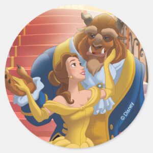 Belle Fearless Classic Round Sticker