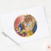 Belle___Fearless_Classic_Round_Sticker_3 Belle Fearless Classic Round Sticker