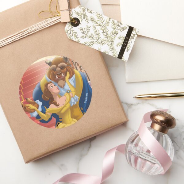 Belle___Fearless_Classic_Round_Sticker_5 Belle Fearless Classic Round Sticker