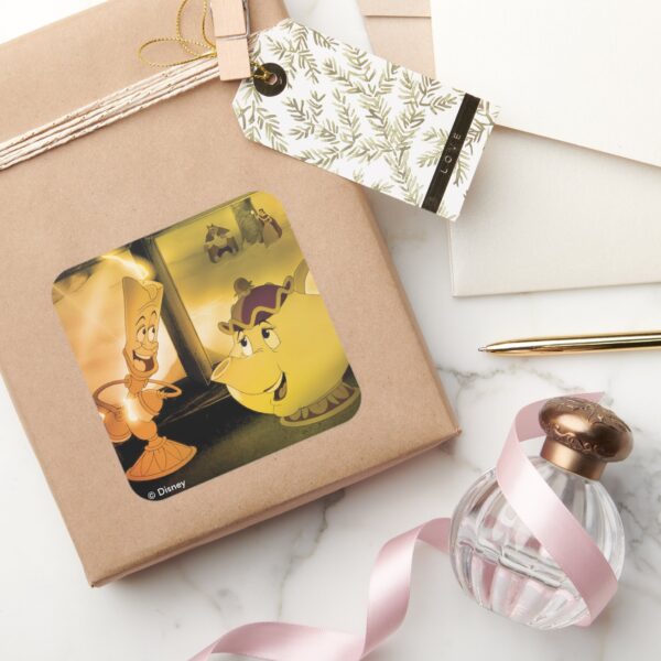 Belle___#bestiesrule_square_sticker_5 Belle Bestiesrule Square Sticker