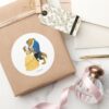 Belle_and_Beast_Dancing_Classic_Round_Sticker_5 Belle And Beast Dancing Classic Round Sticker