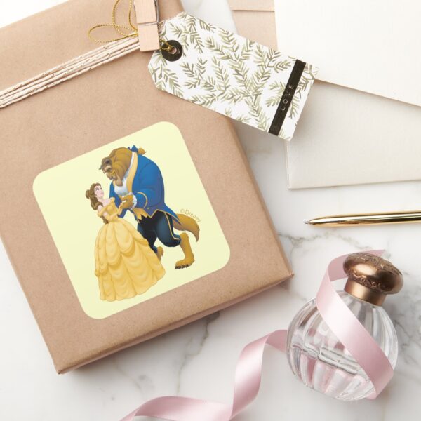 Belle_and_Beast_Dancing_Square_Sticker_5 Belle And Beast Dancing Square Sticker