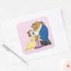 Belle_and_Beast_Holding_Hands_Square_Sticker_3 Belle And Beast Holding Hands Square Sticker