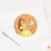 Belle_with_Mrs._Potts_and_Chip_Classic_Round_Sticker_3 Belle With Mrs. Potts And Chip Classic Round Sticker