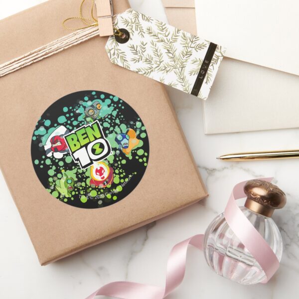 Ben_10_Alien_Forms_Bubble_Graphic_Classic_Round_Sticker_5 Ben 10 Alien Forms Bubble Graphic Classic Round Sticker