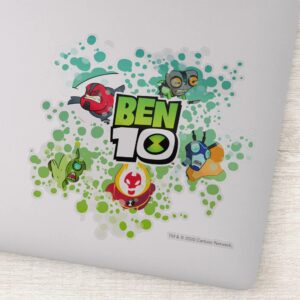 Ben 10 Alien Forms Bubble Graphic Sticker