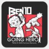 Ben_10_Going_Hero_Square_Sticker_1 Ben 10 Going Hero Square Sticker