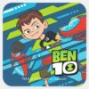 Ben_10_Overflow_DNA_Transformation_Square_Sticker_1 Ben 10 Overflow DNA Transformation Square Sticker