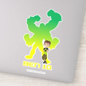 Ben 10 Four Arms Shadow Sticker