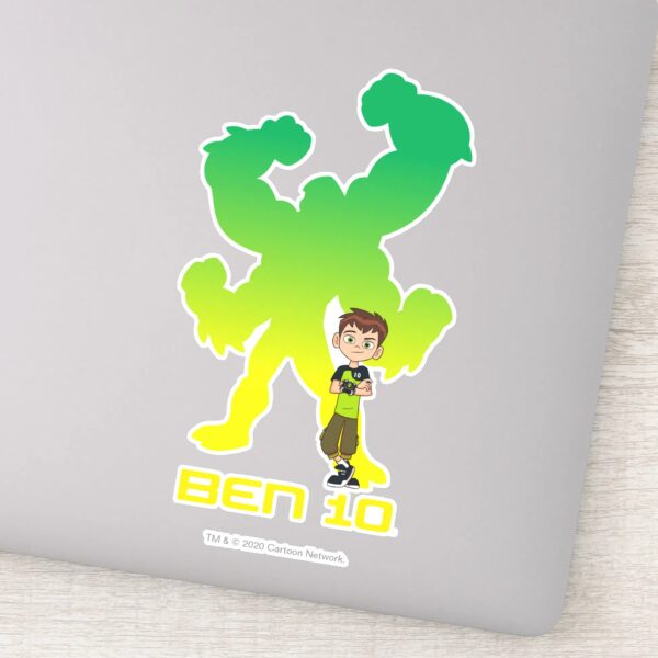 Ben_10_&_Four_Arms_Shadow_Sticker_1 Ben 10 Four Arms Shadow Sticker