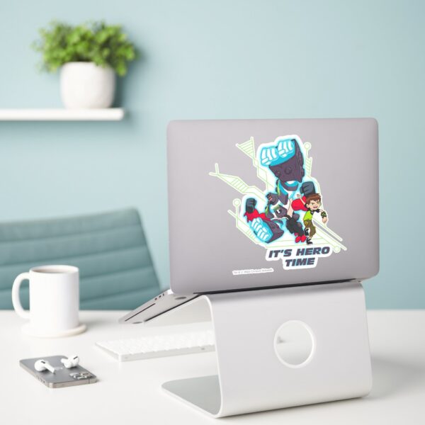Ben_&_Omni-Enhanced_Four_Arms_-_It's_Hero_Time_Sticker_3 Ben Omni Enhanced Four Arms Its Hero Time Sticker