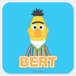 Bert Classic Style Square Sticker