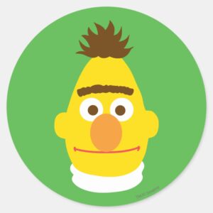Bert Face Classic Round Sticker
