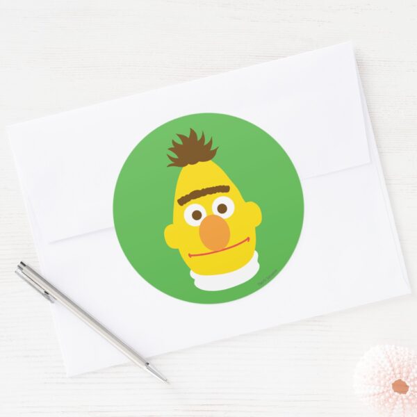 Bert Face Classic Round Sticker