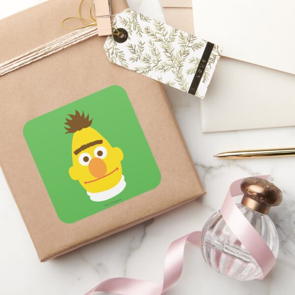 Bert Face Square Sticker