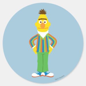 Bert Standing Classic Round Sticker