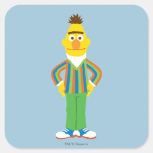 Bert Standing Square Sticker