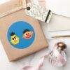 Bert_&_Ernie_Emojis_Classic_Round_Sticker_5 Bert Ernie Emojis Classic Round Sticker