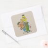 Bert_and_Ernie_Classic_Style_Square_Sticker_3 Bert And Ernie Classic Style Square Sticker