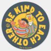 Bert_and_Ernie___Be_Kind_to_Each_Other_Classic_Round_Sticker_1 Bert And Ernie Be Kind To Each Other Classic Round Sticker