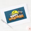 Bert And Ernie Happy Halloween Rectangular Sticker