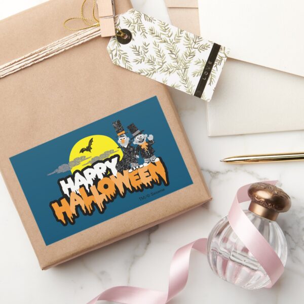Bert And Ernie Happy Halloween Rectangular Sticker
