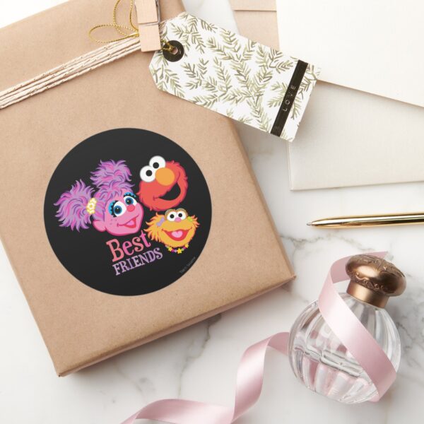 Best_Friends_Sesame_Street_Classic_Round_Sticker_5 Best Friends Sesame Street Classic Round Sticker