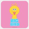 Big_Bird_Classic_Style_Square_Sticker_1 Big Bird Classic Style Square Sticker